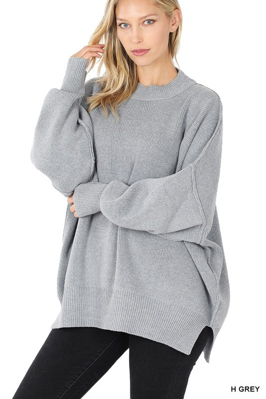 On The Way Side Slit Sweater