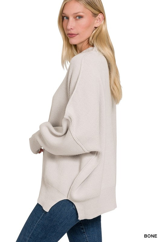 On The Way Side Slit Sweater