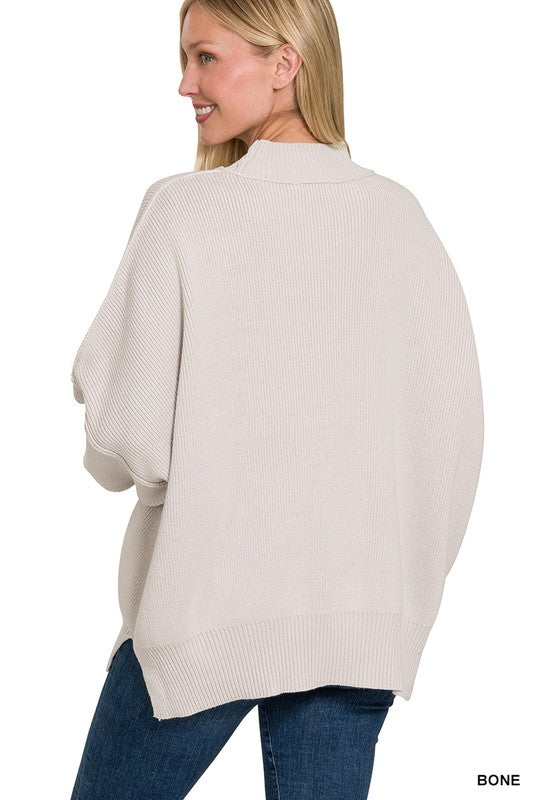 On The Way Side Slit Sweater