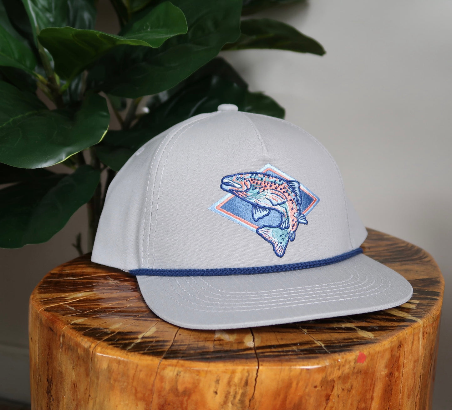 Diamond Fish Rope Hat