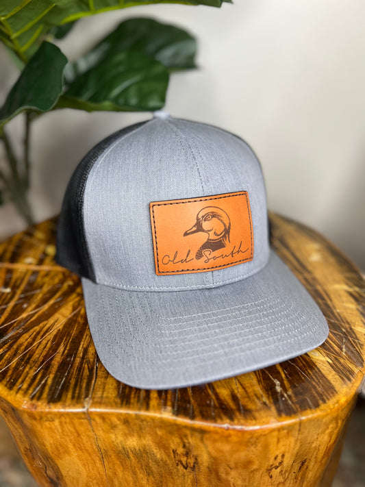 Wood Duck Leather Patch Trucker Hat