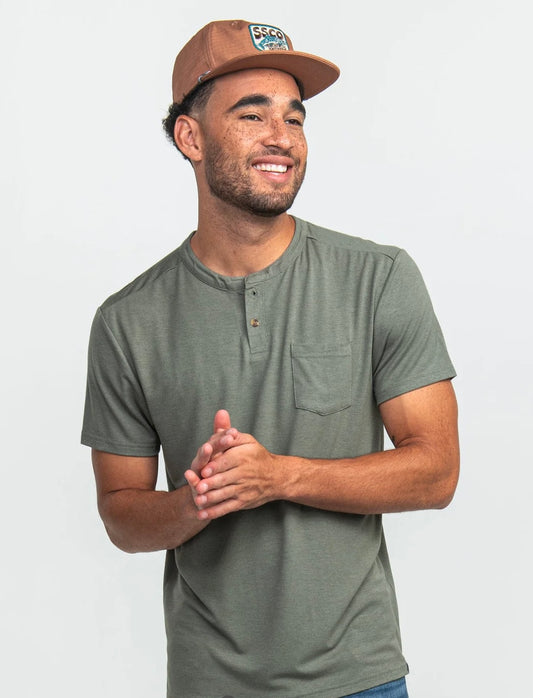 Short Sleeve Henley