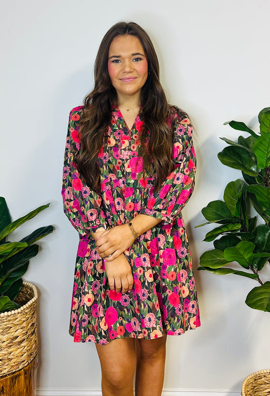 Hello Beautiful Floral Dress