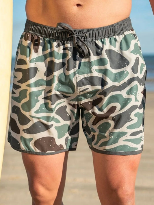 Swim Trunks - Jumbo Retro Camo