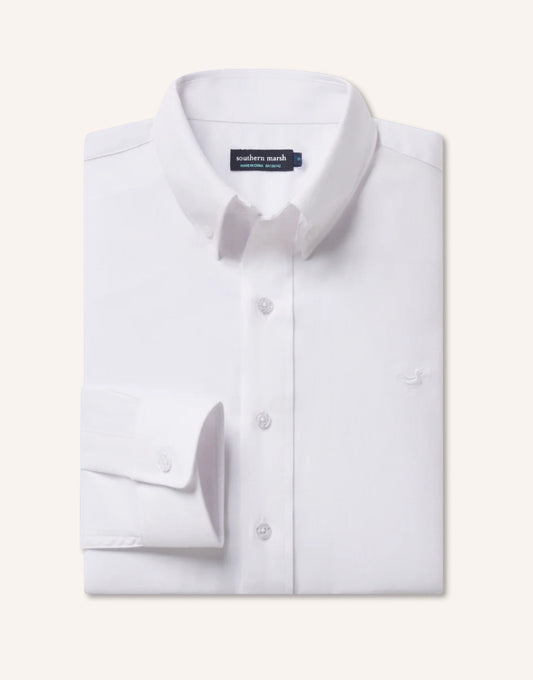 Classic Oxford Dress Shirt - White